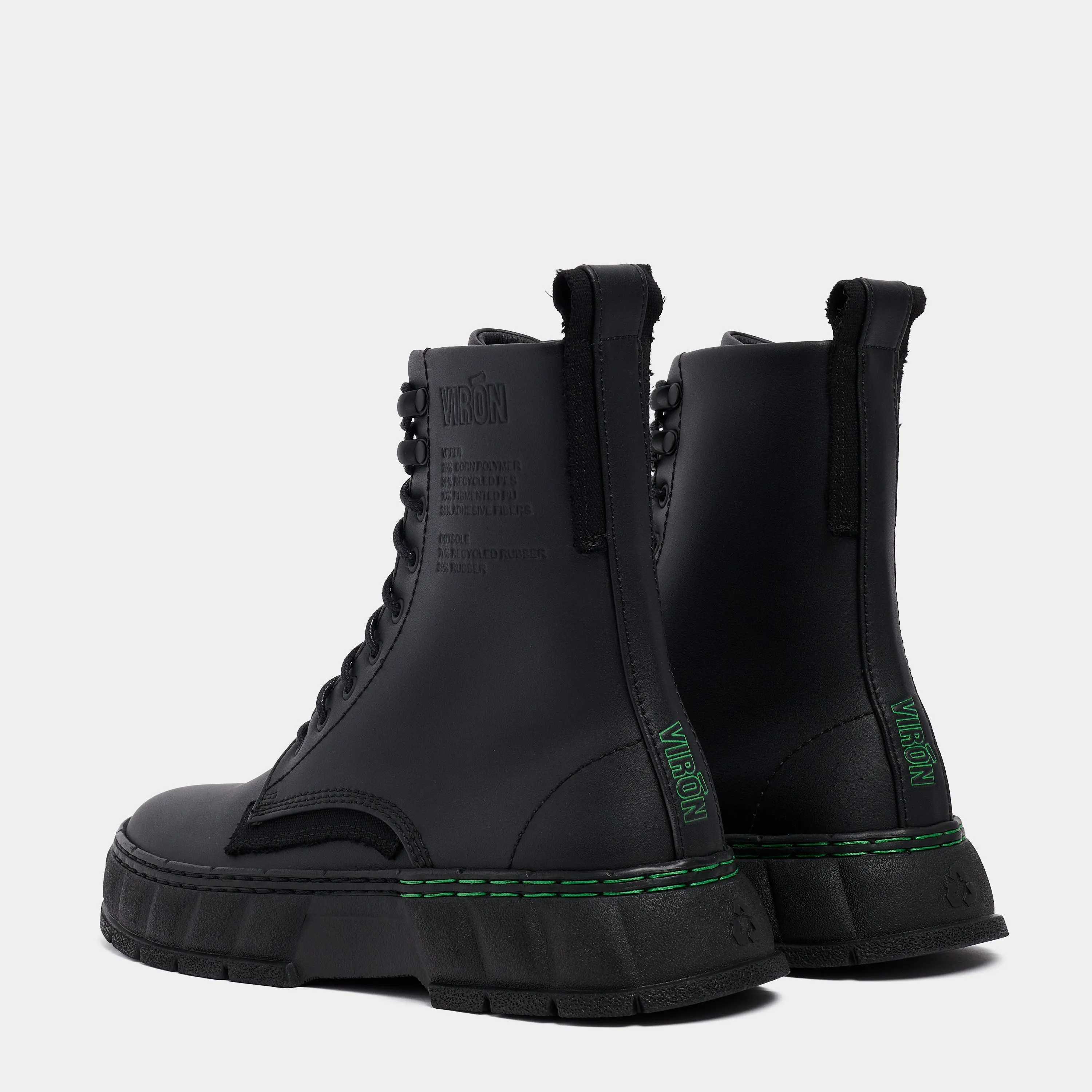 1992 Stiefel in schwarzem Wildleder von Virón