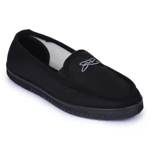 A-HA Schwarze lässige Schnürsenkellose Schuhe Für Herren WALKER-E Von Liberty