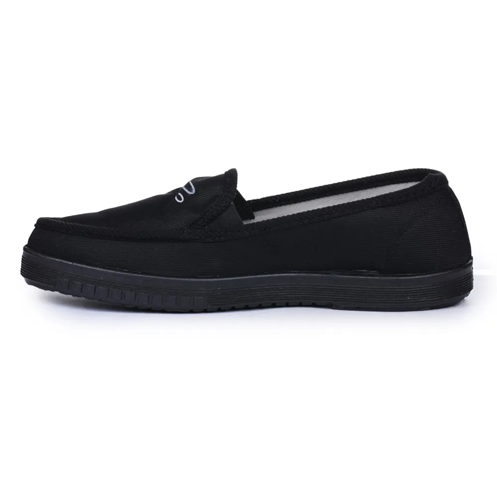 A-HA Schwarze lässige Schnürsenkellose Schuhe Für Herren WALKER-E Von Liberty
