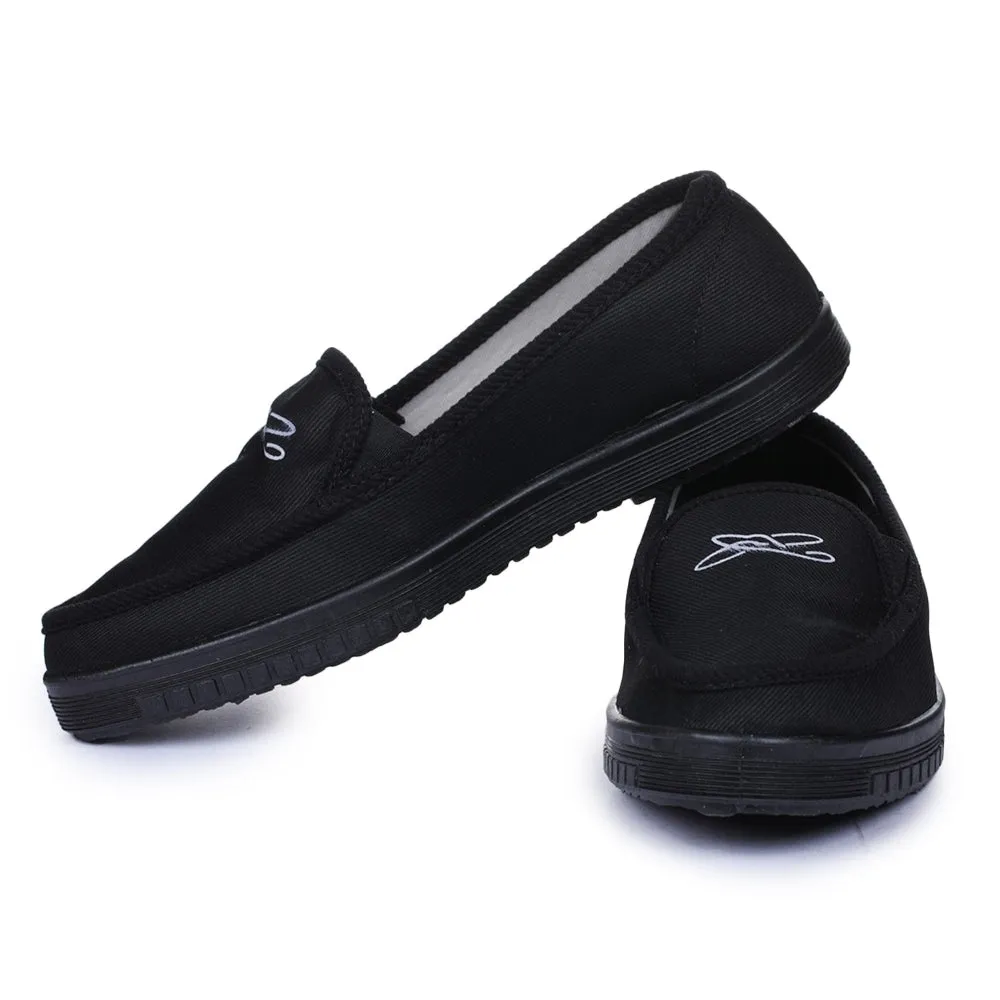 A-HA Schwarze lässige Schnürsenkellose Schuhe Für Herren WALKER-E Von Liberty