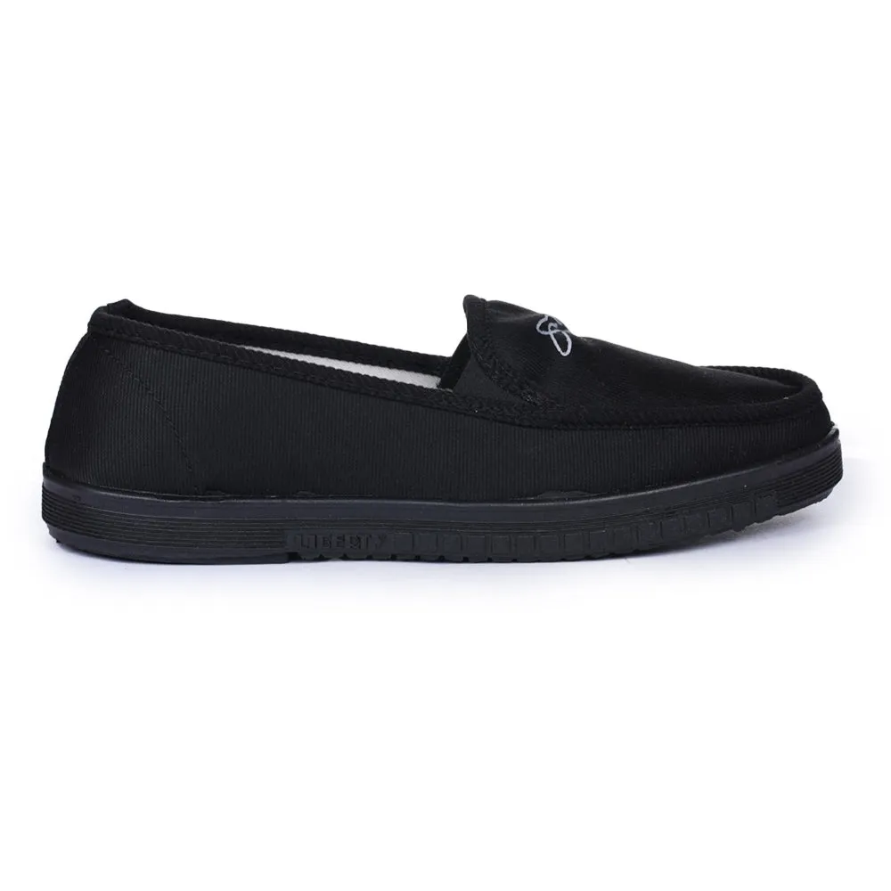 A-HA Schwarze lässige Schnürsenkellose Schuhe Für Herren WALKER-E Von Liberty