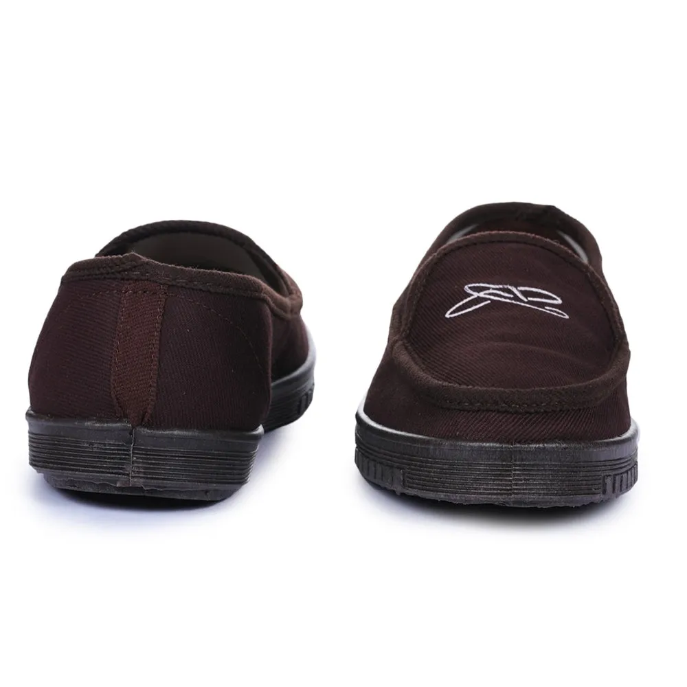 A-HA Braune lässige Schnürsenkellose Schuhe Für Herren WALKER-E Von Liberty