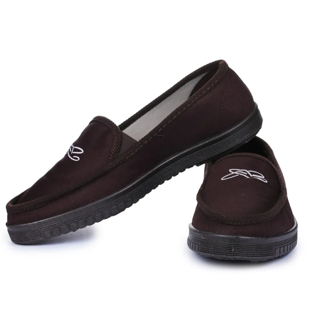 A-HA Braune lässige Schnürsenkellose Schuhe Für Herren WALKER-E Von Liberty