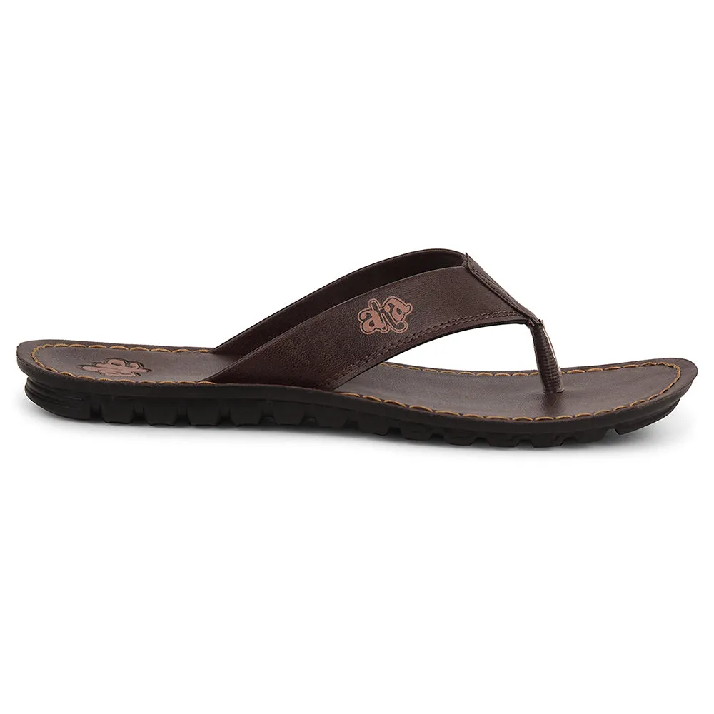 A-HA Braune Bequeme Hausschuhe Für Herren 2137-51 Von Liberty
