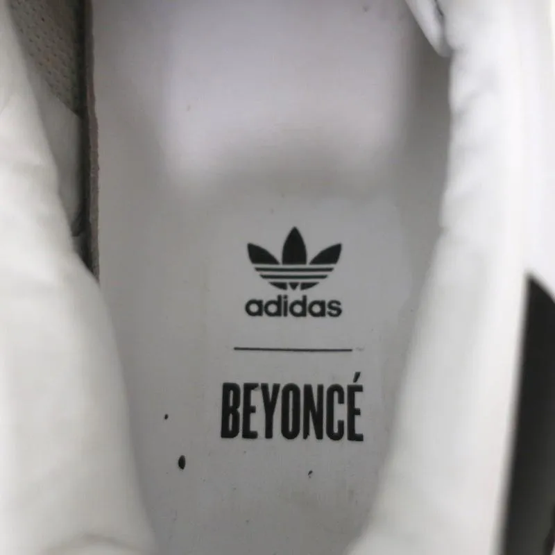 Adidas Platform Sneakers Weißes Leder Größe 6