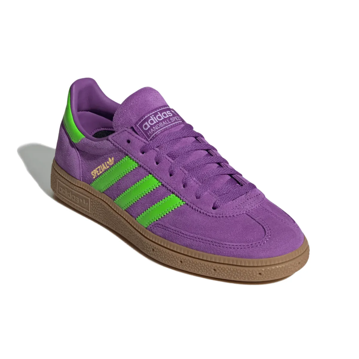 Adidas Damen Handball Spezial Active Lila/Solar Grün/Gummi