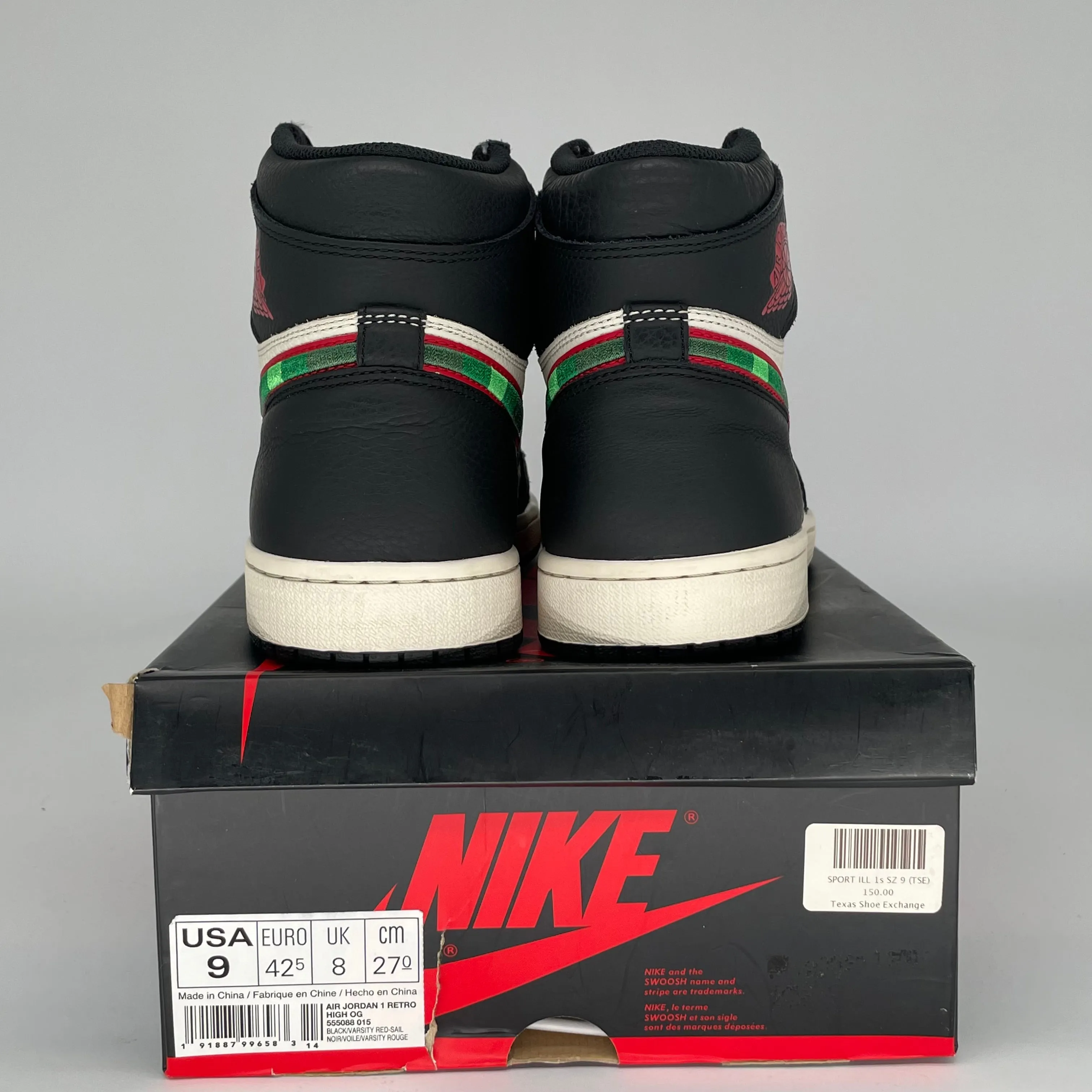 AIR JORDAN 1 SPORTS ILLUSTRATED GRÖSSE 9 555088-015