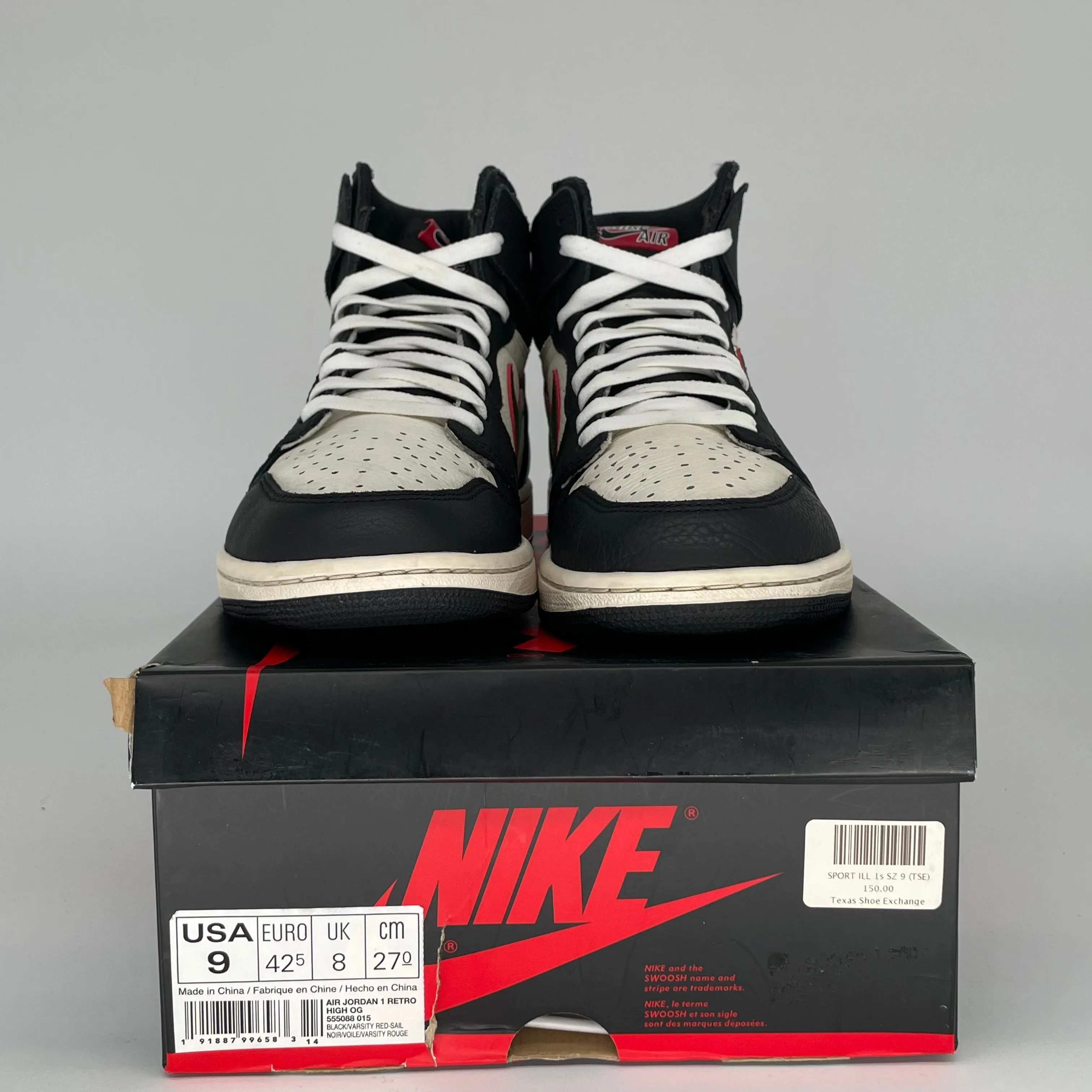 AIR JORDAN 1 SPORTS ILLUSTRATED GRÖSSE 9 555088-015