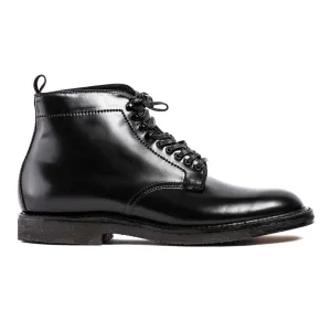 Alden Black Cordovan Spitzenschuh mit Kreppsohle