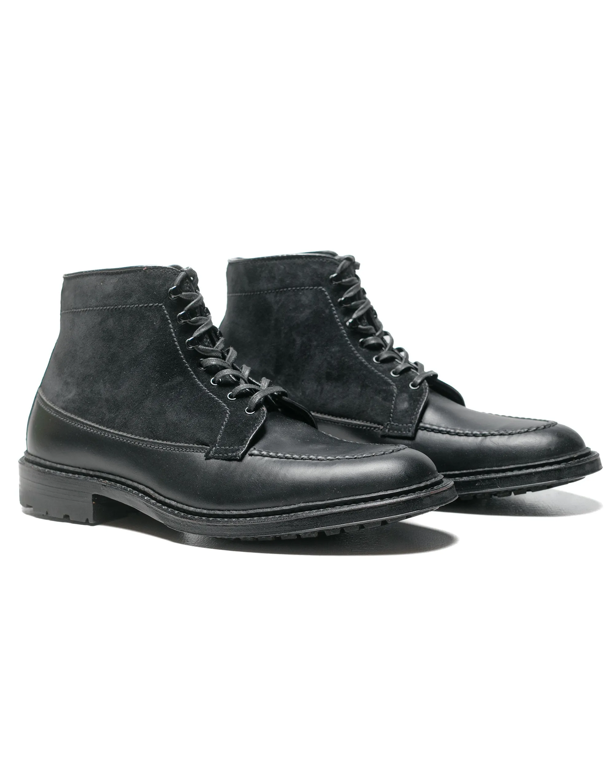 Alden Black Michigan Stiefel mit Commando-Sohle