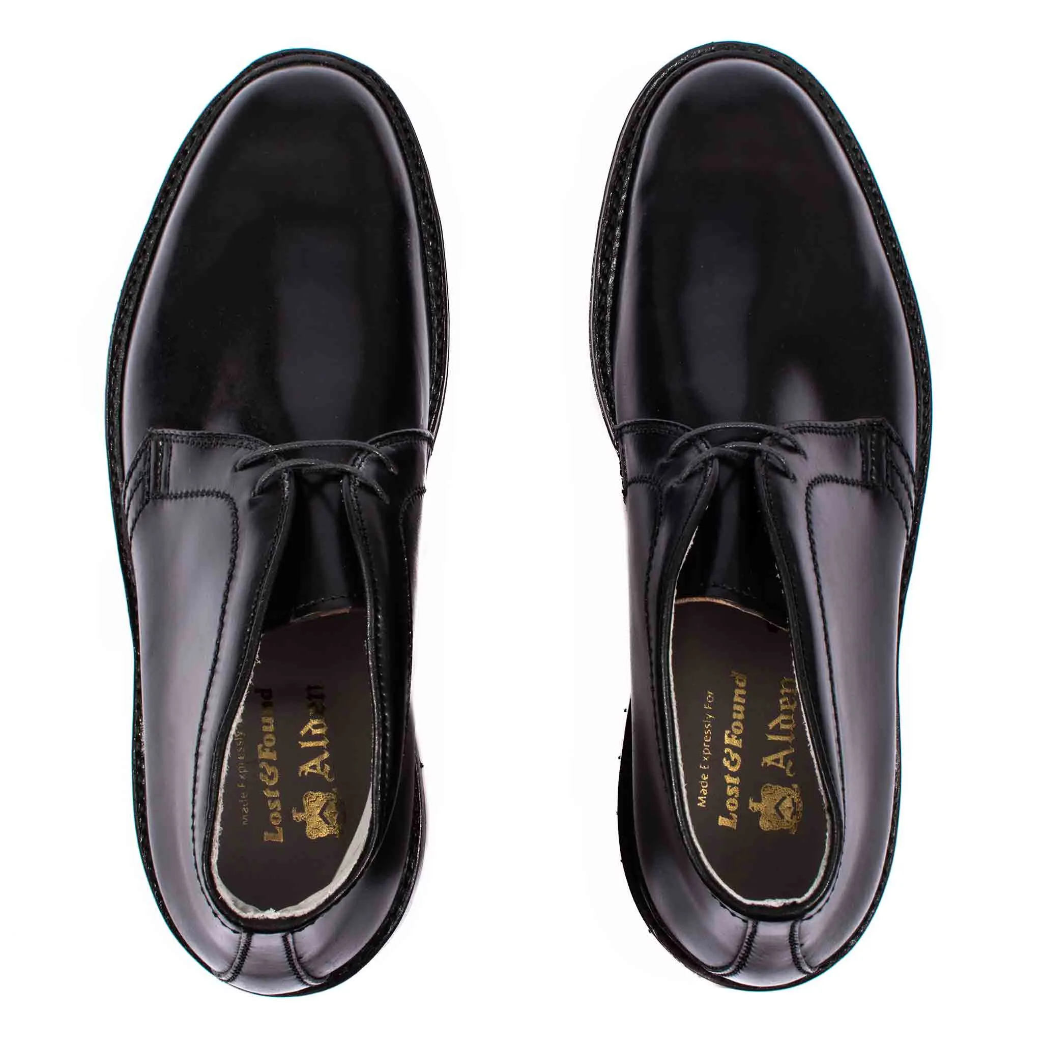 Alden Chukka Boot Schwarz Shell Cordovan mit Commando-Sohle