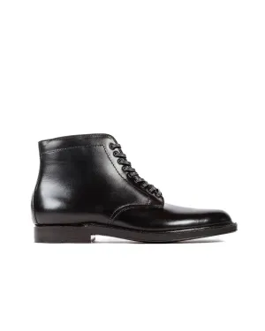Alden Plain Toe Stiefel Schwarz Kalbsleder G2803