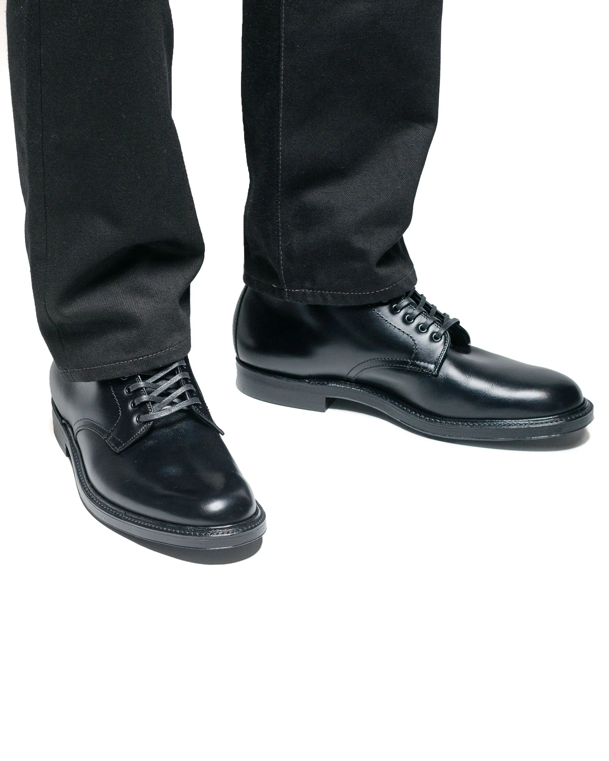 Alden Plain Toe Stiefel Schwarz Kalbsleder G2803