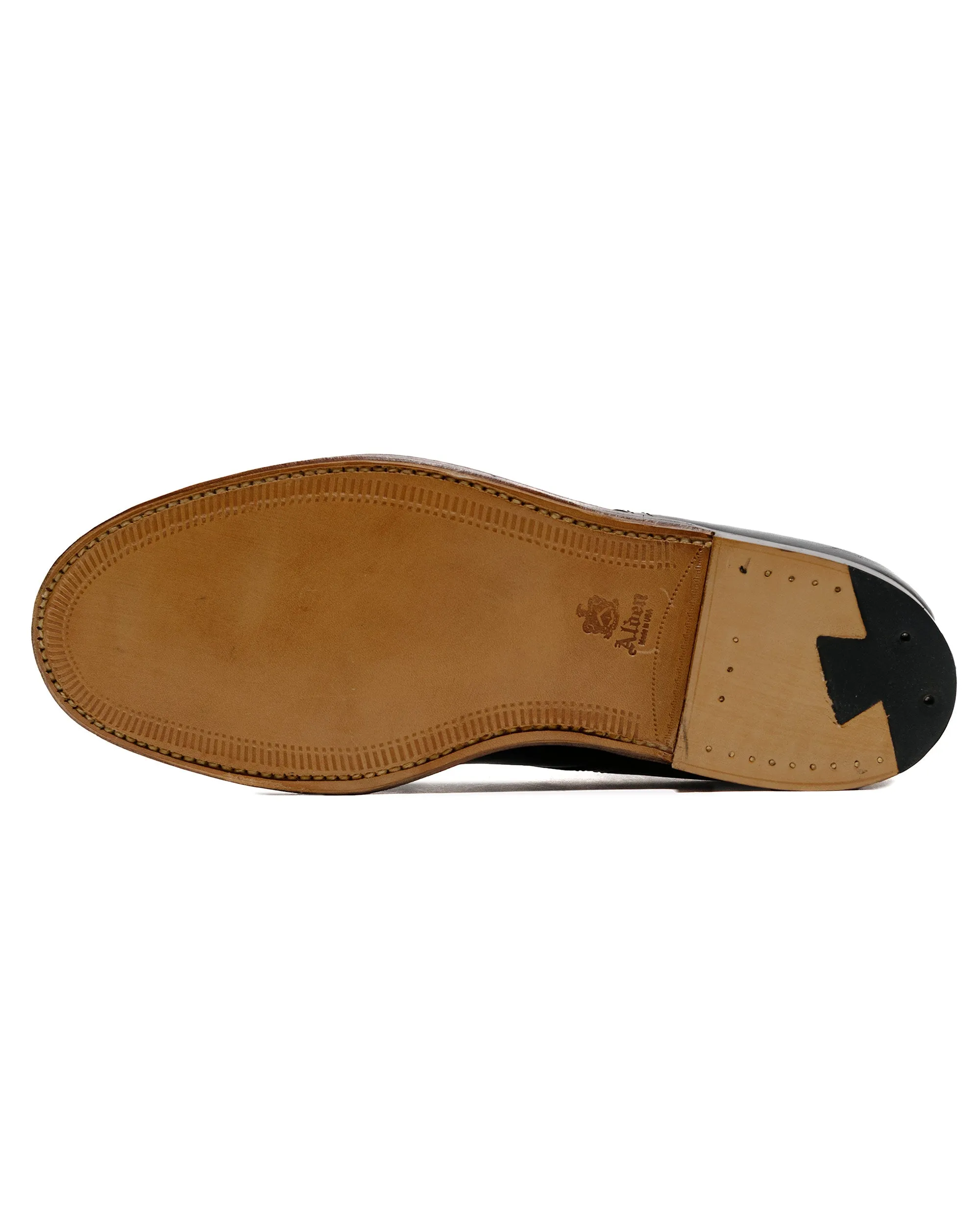 Alden V Tip Blucher Schwarz Kalbsleder/Schwarz Regina Grain G2603