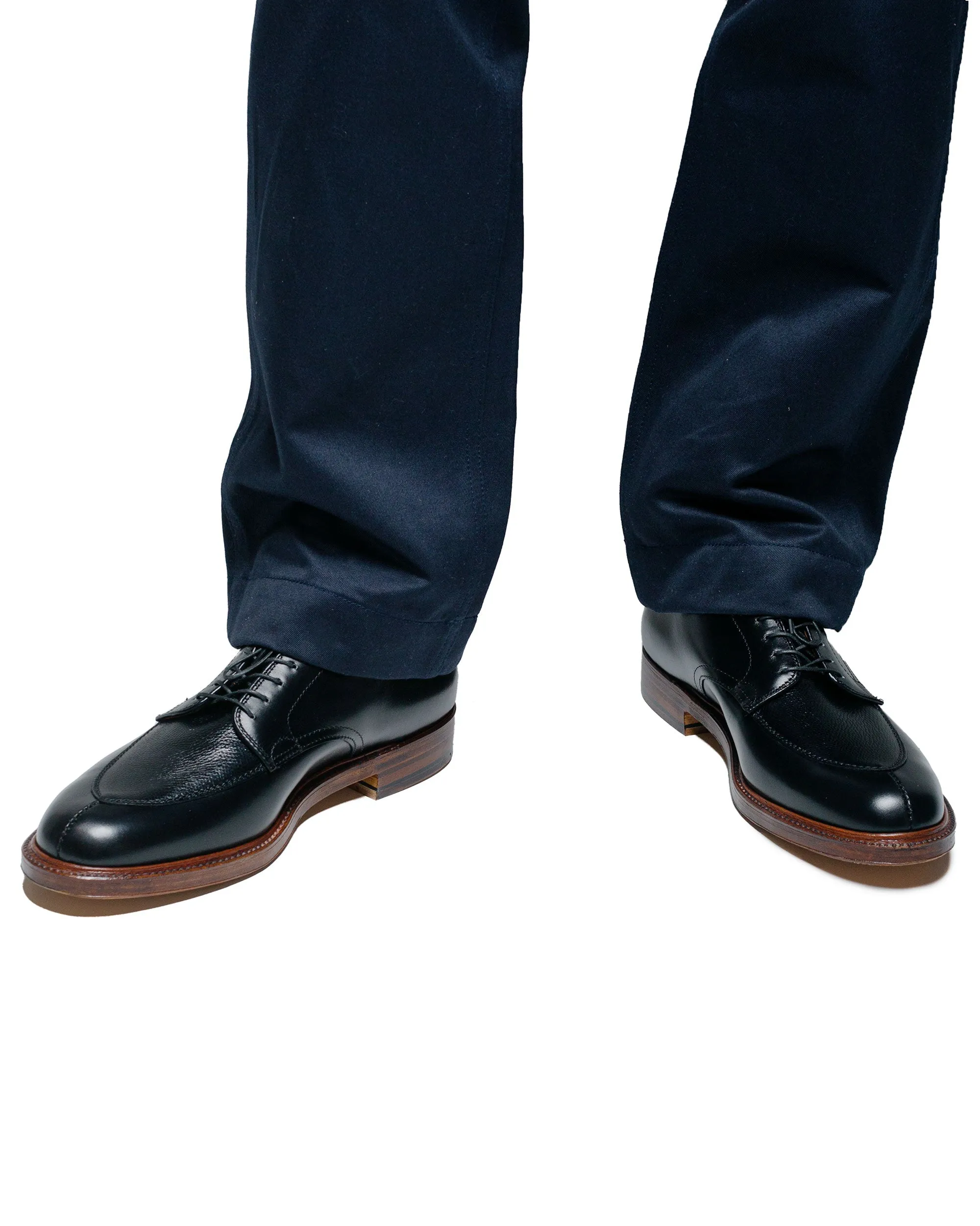 Alden V Tip Blucher Schwarz Kalbsleder/Schwarz Regina Grain G2603