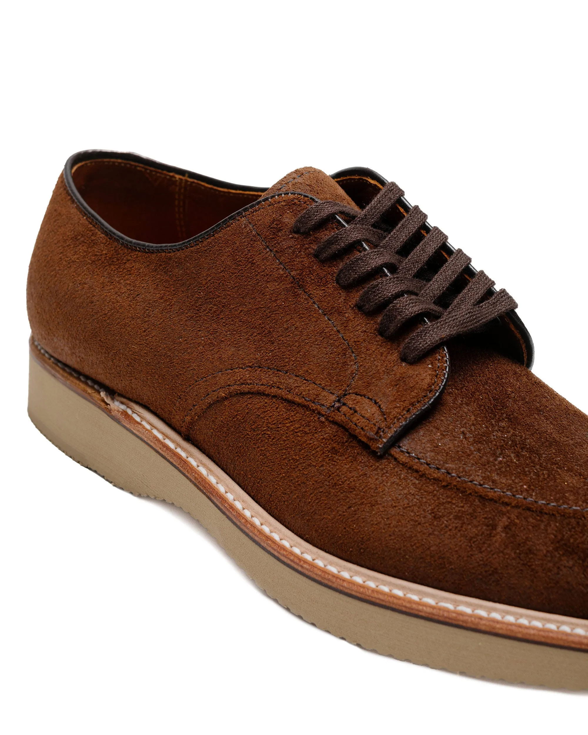 Alden V Tip Blucher Umgekehrt Tabak Chamois G2602