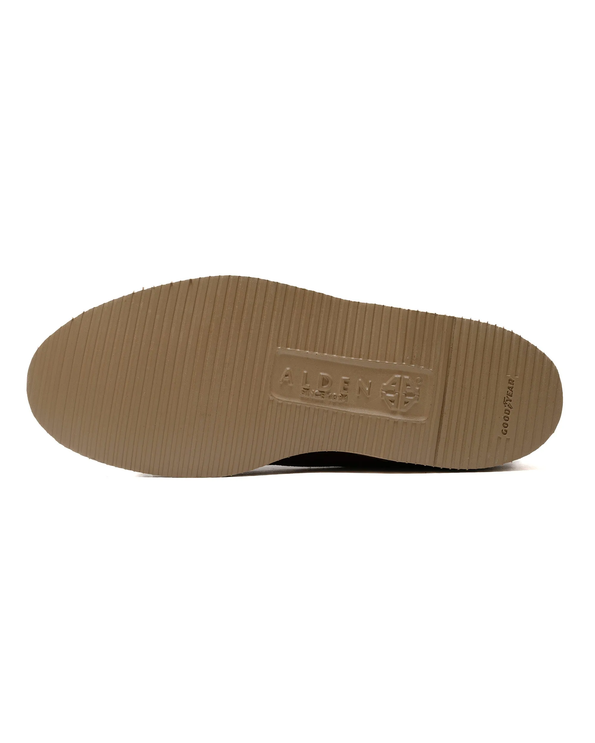Alden V Tip Blucher Umgekehrt Tabak Chamois G2602