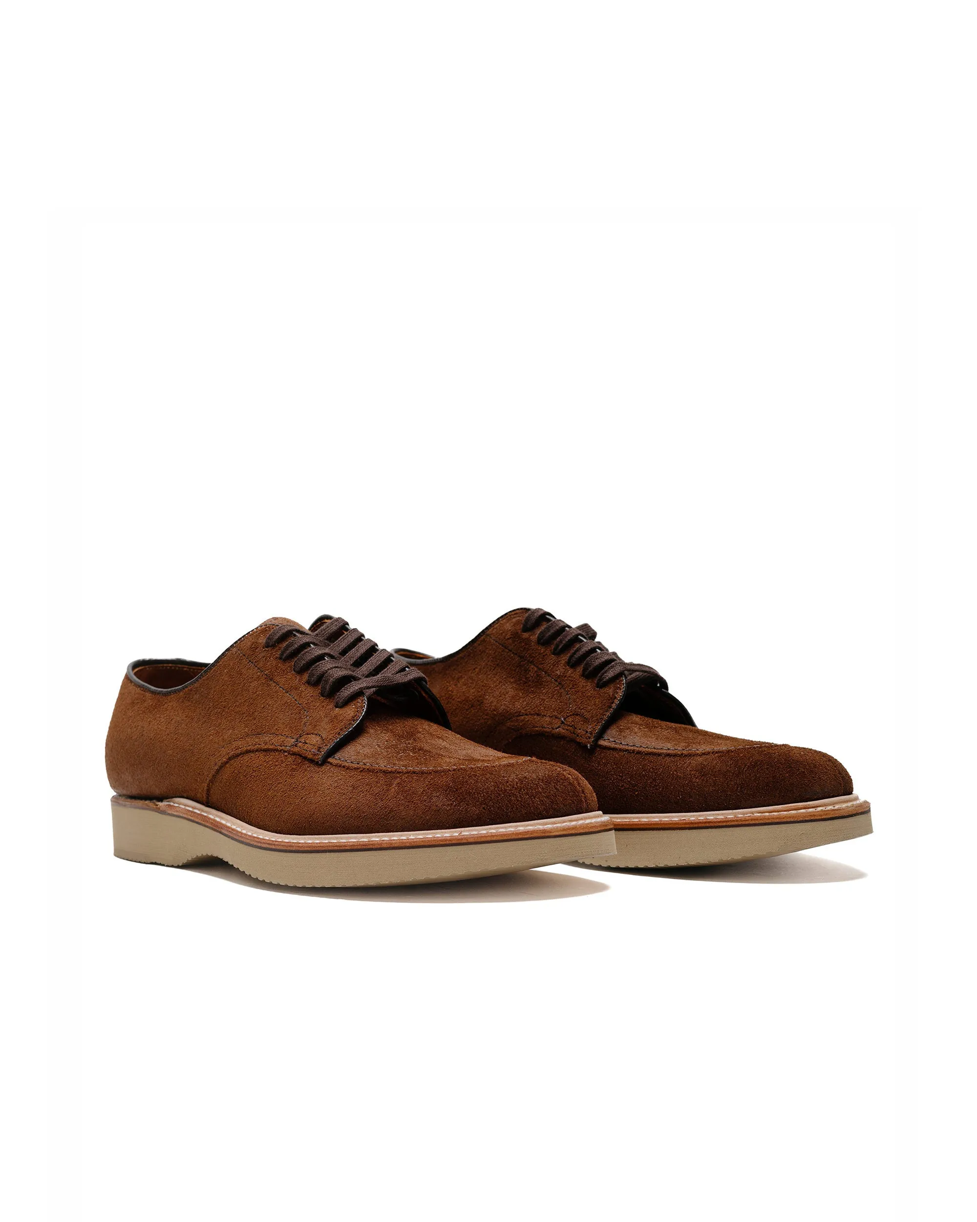 Alden V Tip Blucher Umgekehrt Tabak Chamois G2602