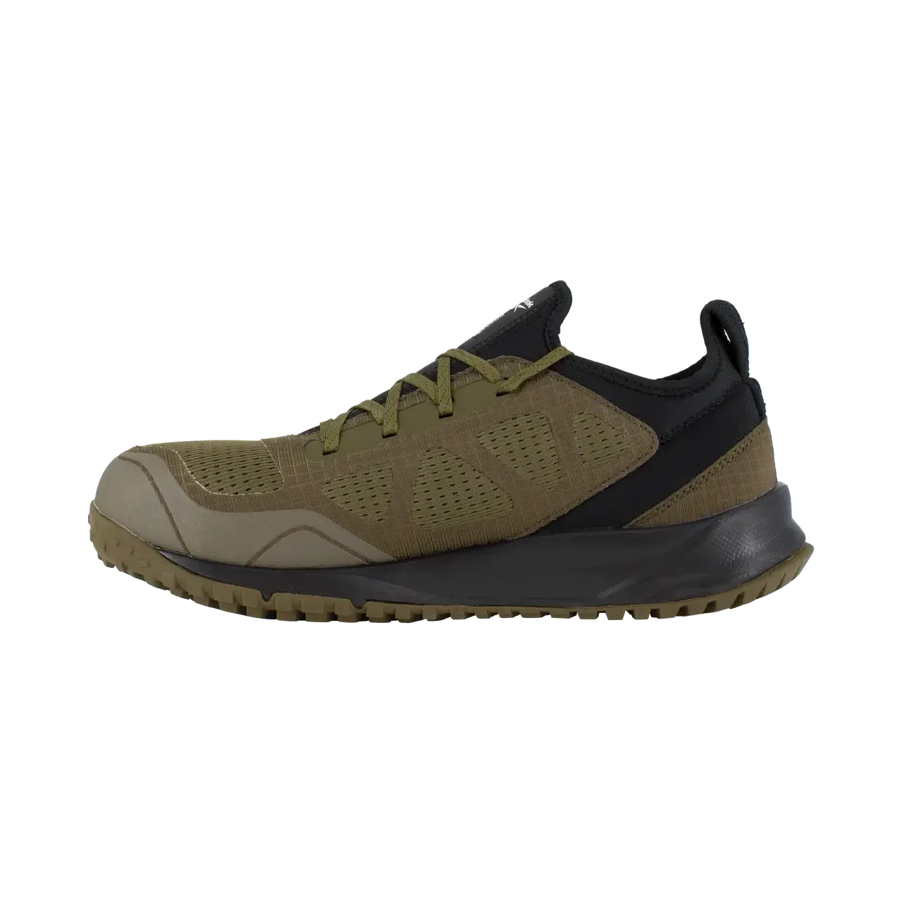 All-Terrain Stahlkappen-Sportschuh für die Arbeit in Salbei/Schwarz
