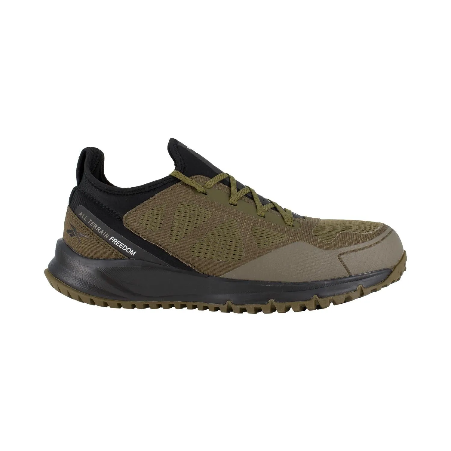 All-Terrain Stahlkappen-Sportschuh für die Arbeit in Salbei/Schwarz