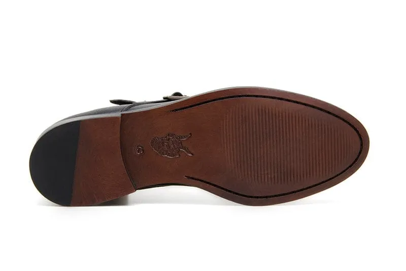 Ambassador Vegan Leder Schnallenstiefel | Mehrere Farben