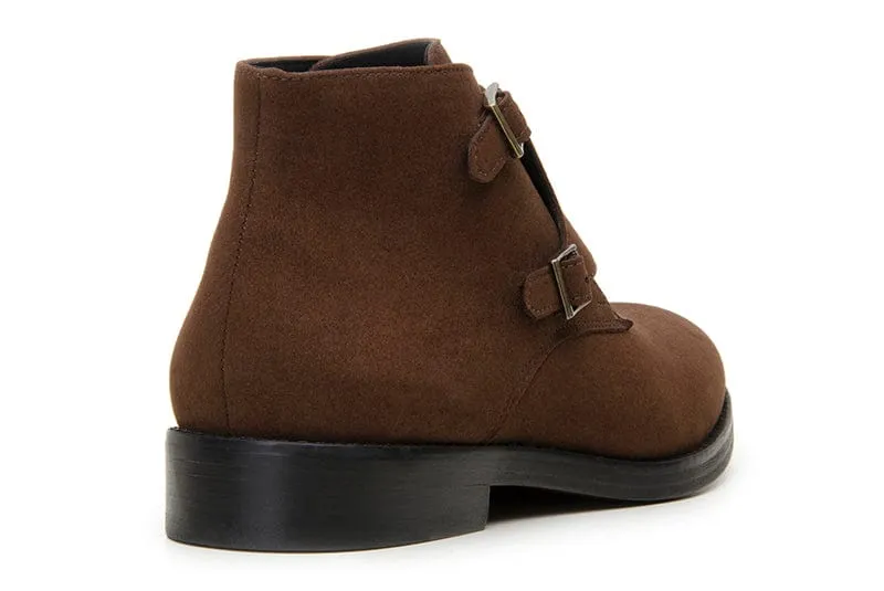 Ambassador Vegan Leder Schnallenstiefel | Mehrere Farben