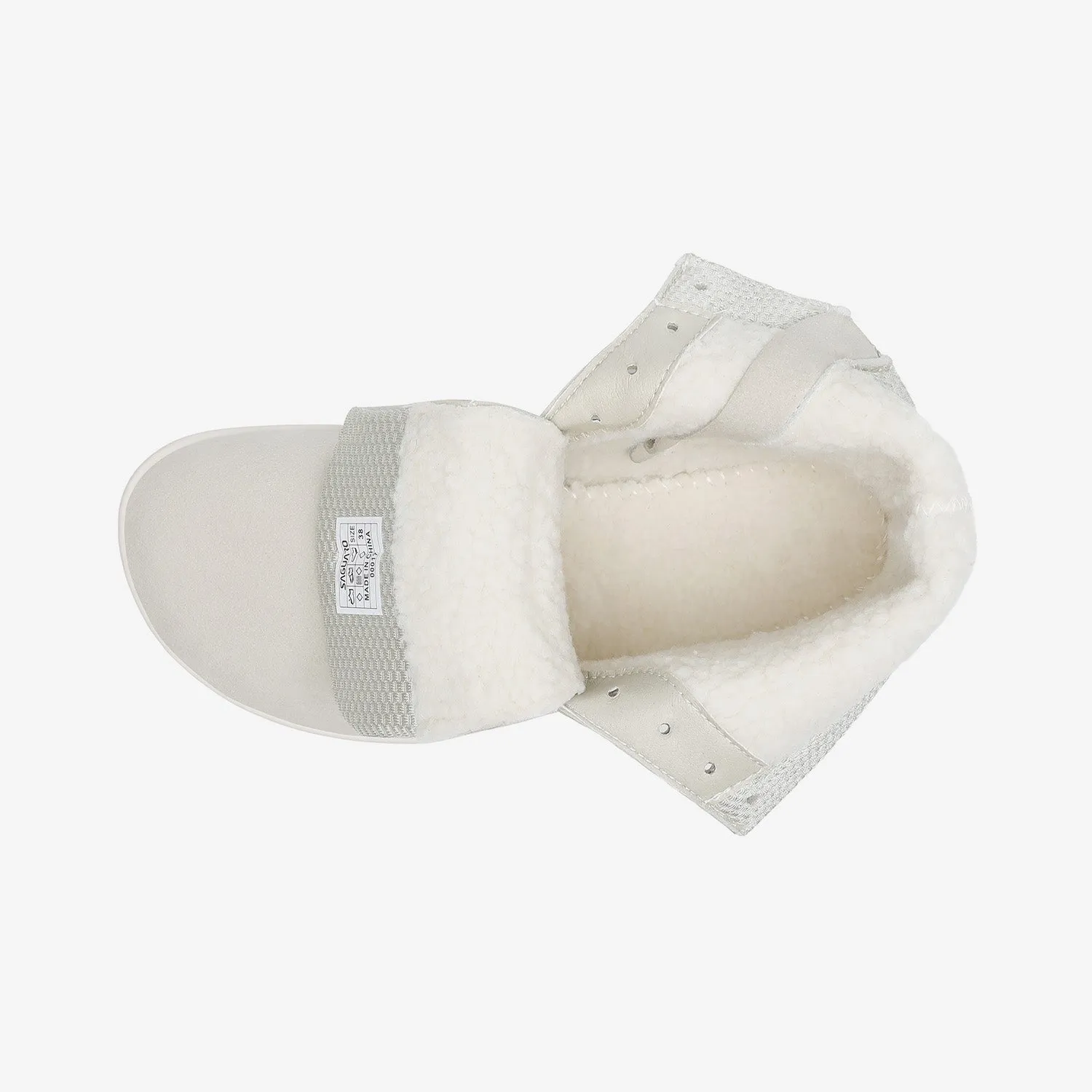 Ambition II - Winter-Barfußstiefel - Beige/Hellgrau