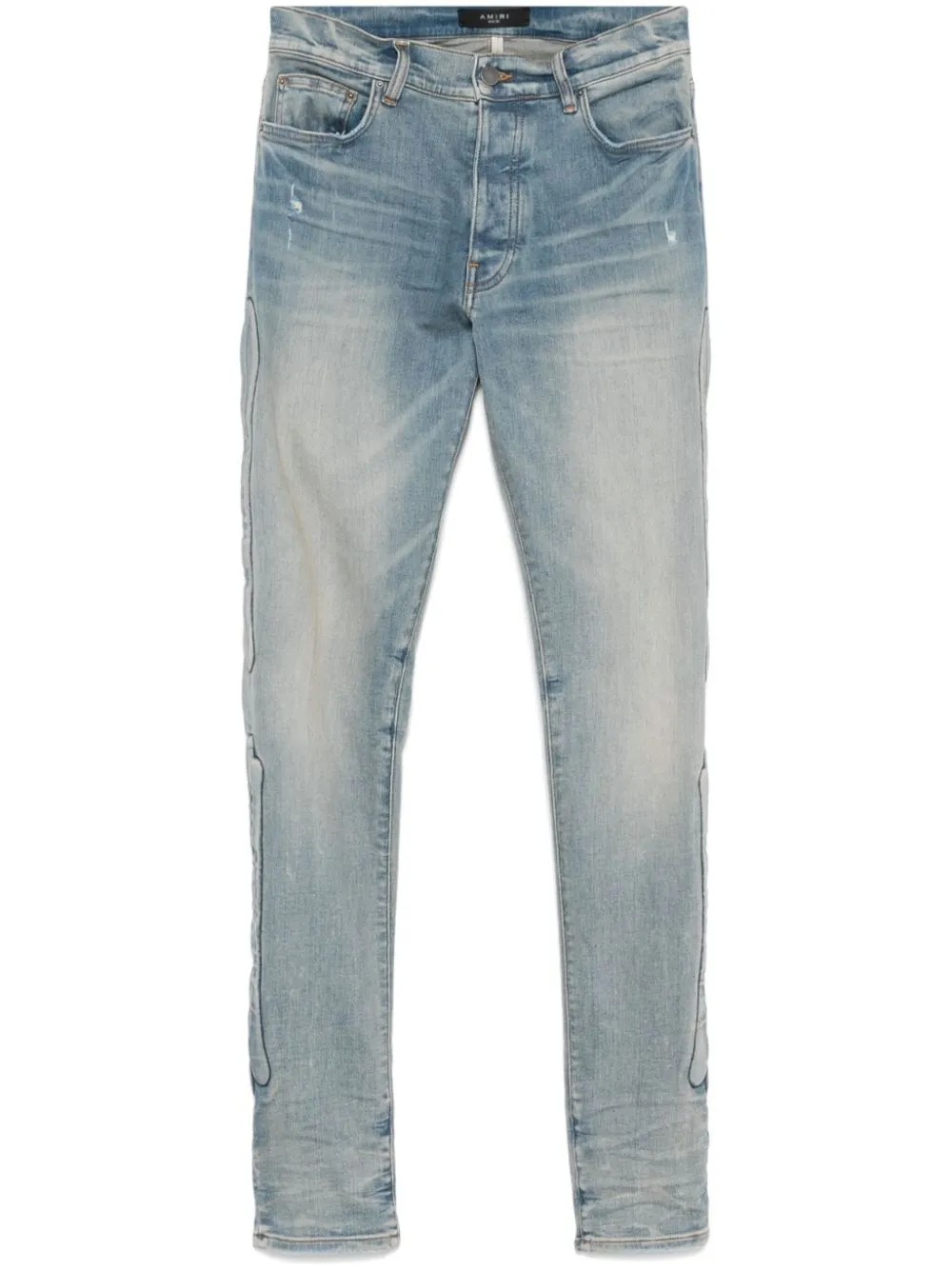 AMIRI - Herren 3D-Knochen Skinny Jeans Kleidung_amiri