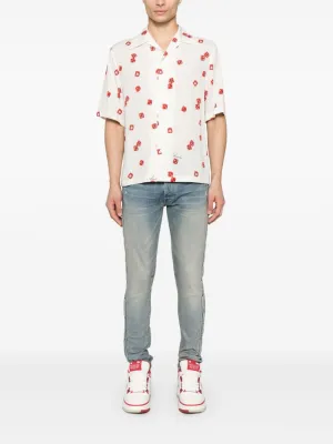 AMIRI - Herren 3D-Knochen Skinny Jeans Kleidung_amiri