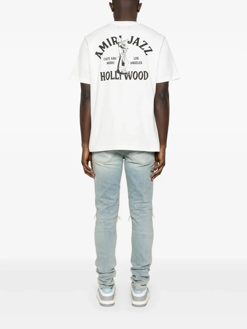 AMIRI - Herren Jazz Wolf T-Shirt Bekleidung_amiri