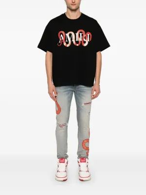 AMIRI - Herren Snake T-Shirt Bekleidung_amiri