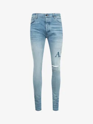 AMIRI - Herren Starburst Applikation Skinny Jeans Kleidung_amiri