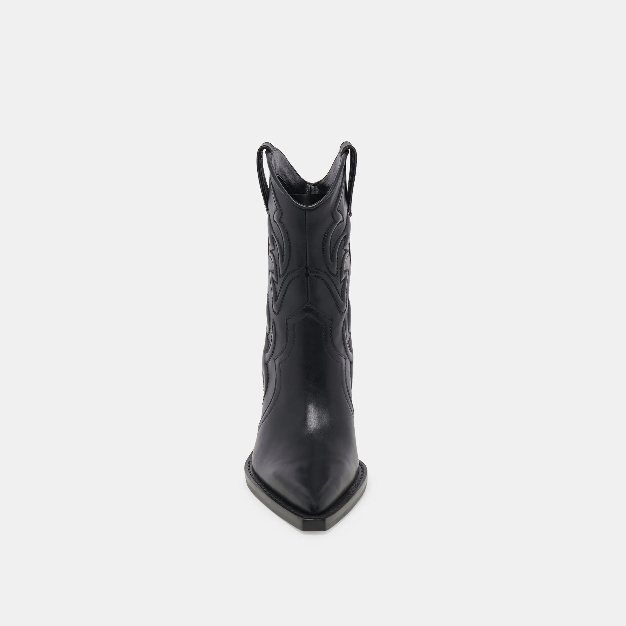 ENGEL STIEFELCHEN SCHWARZES LEDER