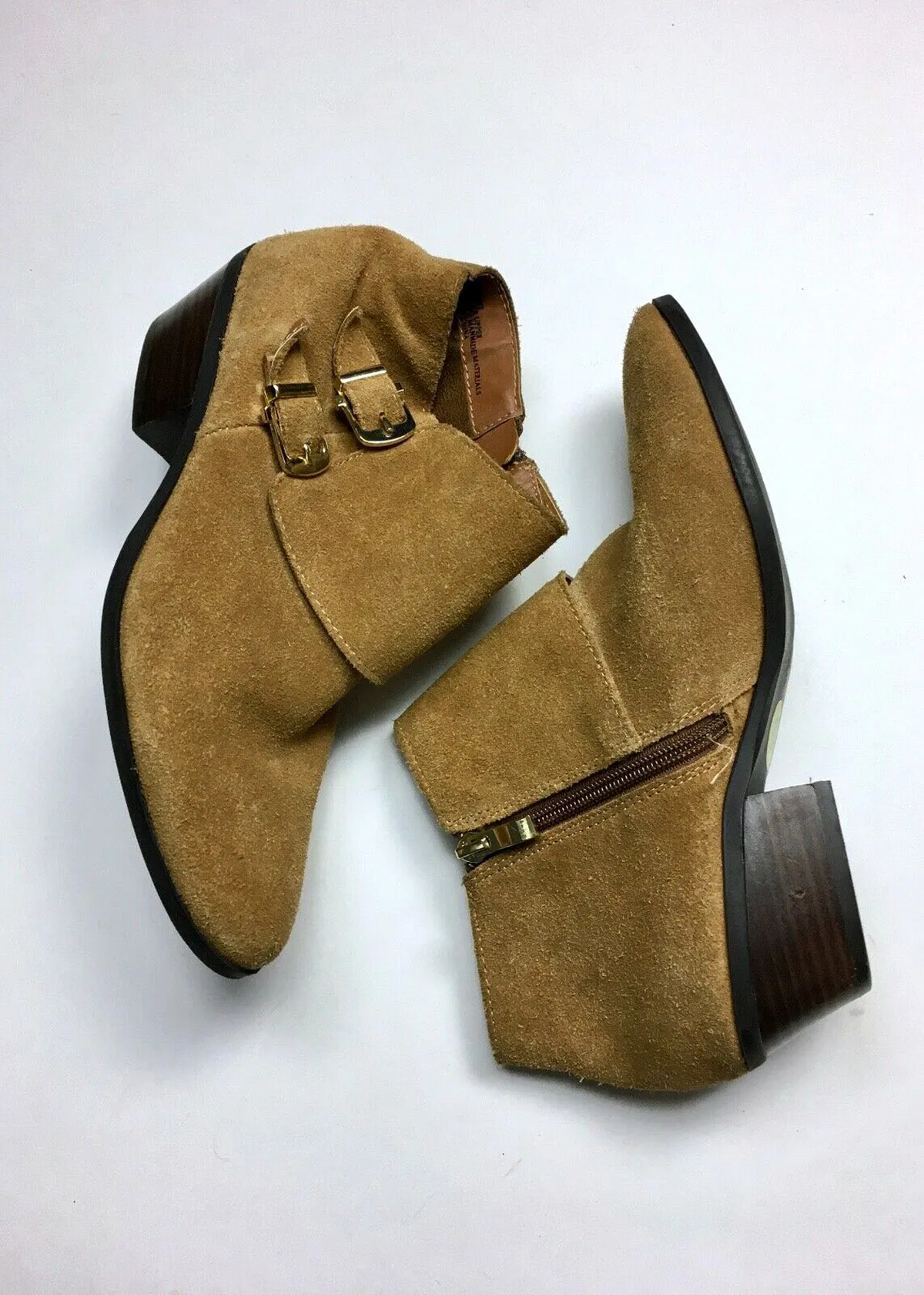Apri Größe 9 Braune Wildleder Knöchelstiefel