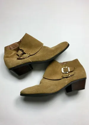 Apri Größe 9 Braune Wildleder Knöchelstiefel