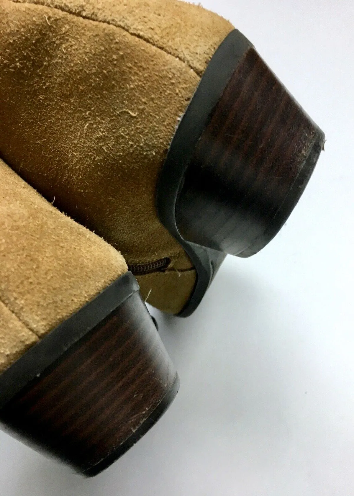 Apri Größe 9 Braune Wildleder Knöchelstiefel
