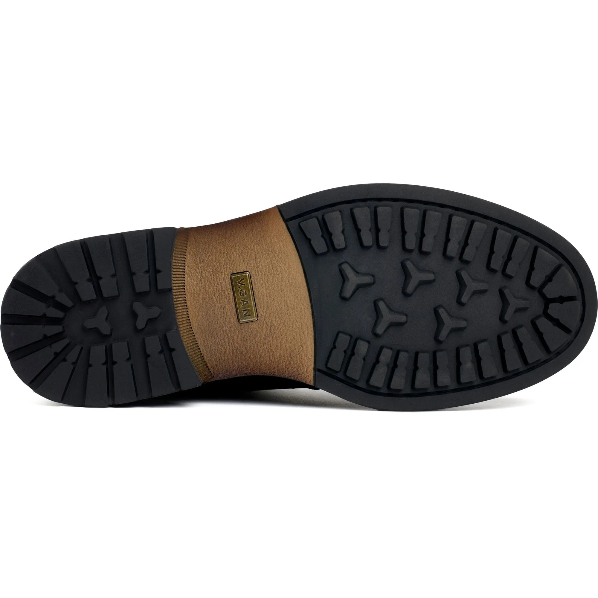 Arame Herren Vegan Leder Knöchelstiefel | Schwarz