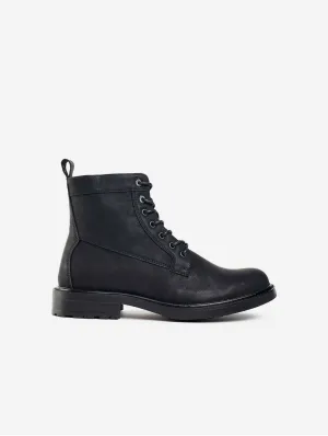 Arame Herren Vegan Leder Knöchelstiefel | Schwarz
