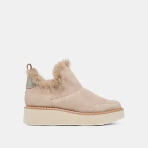 ARDY PLUSH H2O STIEFELETTEN TAUBE WILDLEDER
