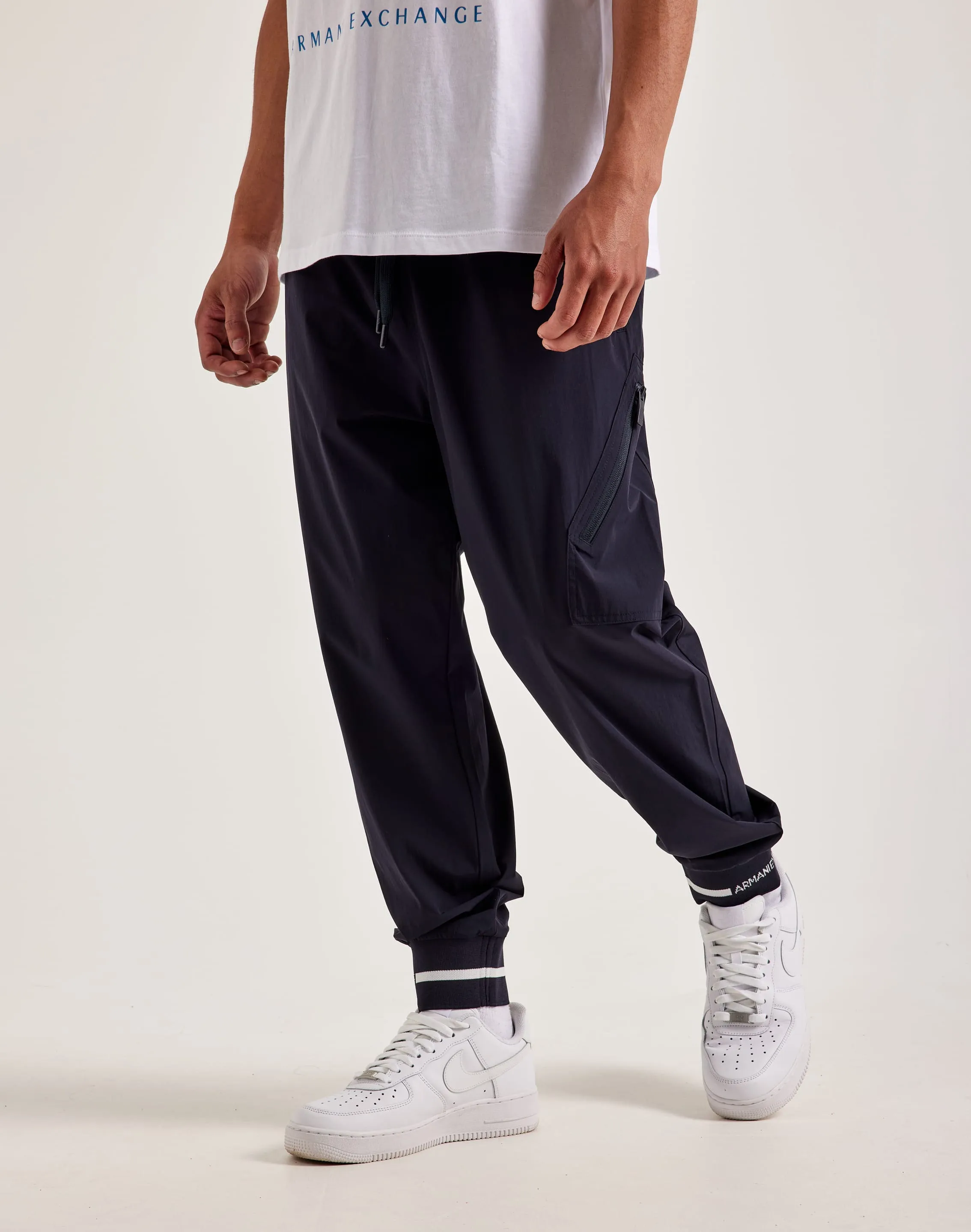 Armani Exchange Stretch-Nylon-Jogginghosen