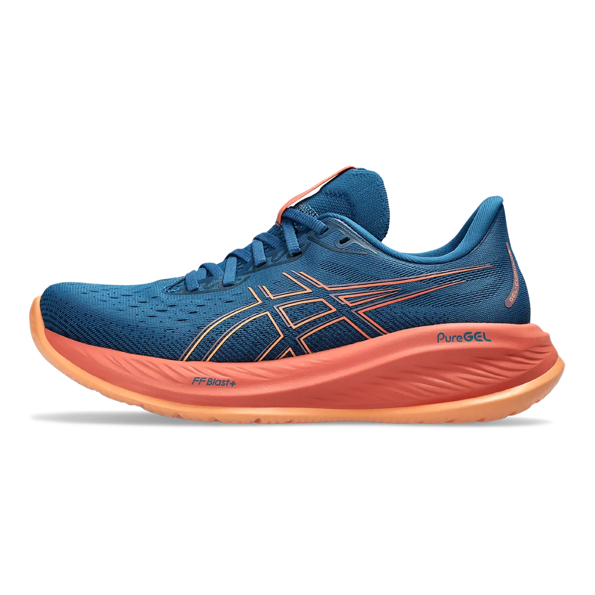 Asics Gel Cumulus 26 - Dunkelblau - Verblasstes Orange