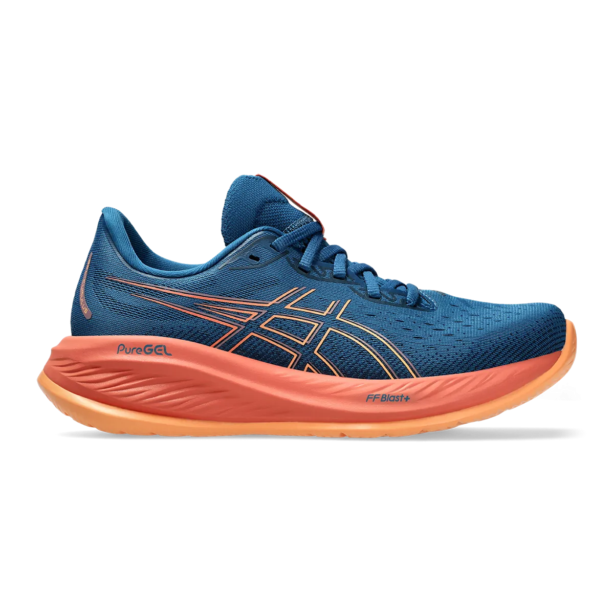 Asics Gel Cumulus 26 - Dunkelblau - Verblasstes Orange