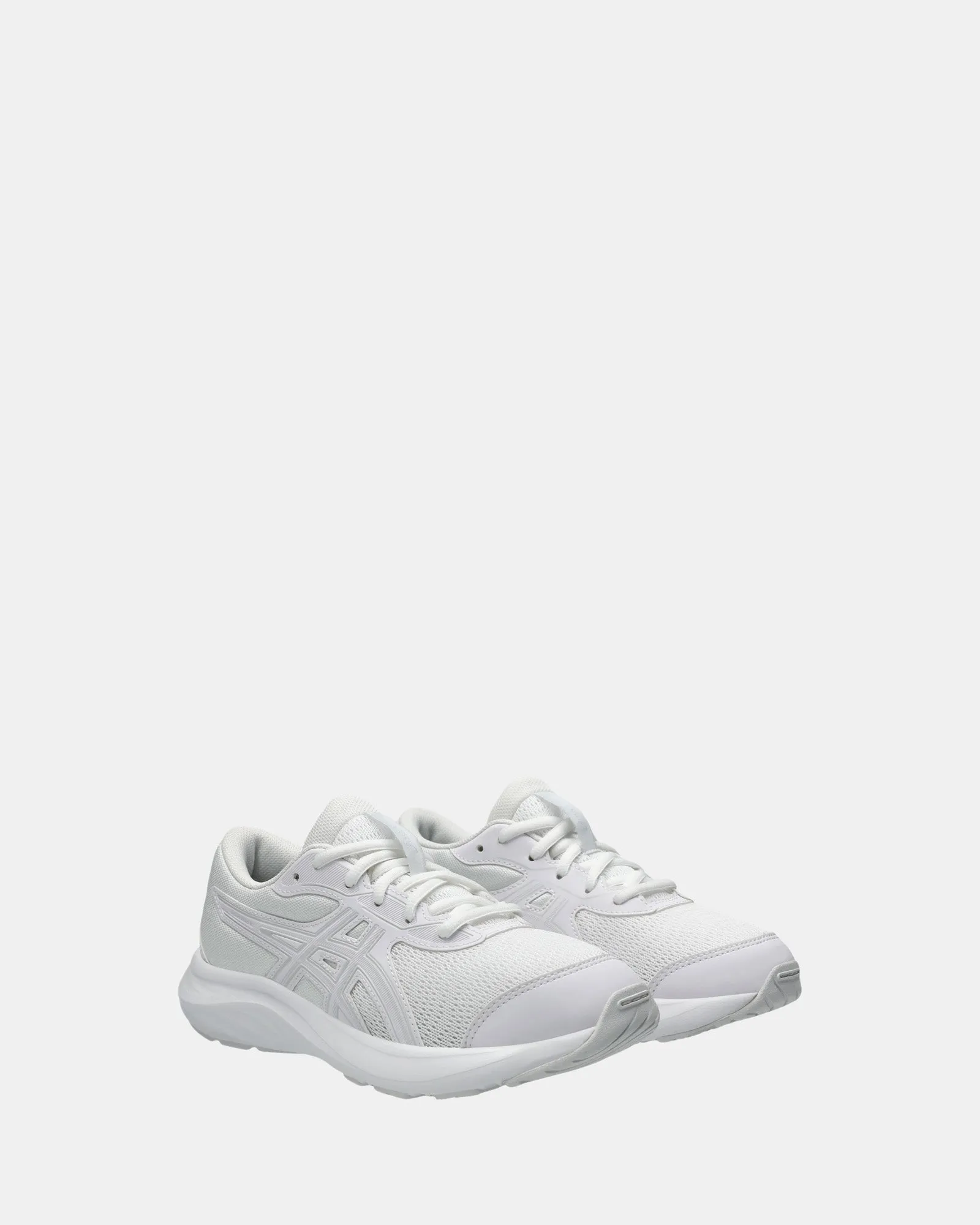 Asics Kinder-Schuhe Contend 9 Grundschule Weiß/Glacier Grau