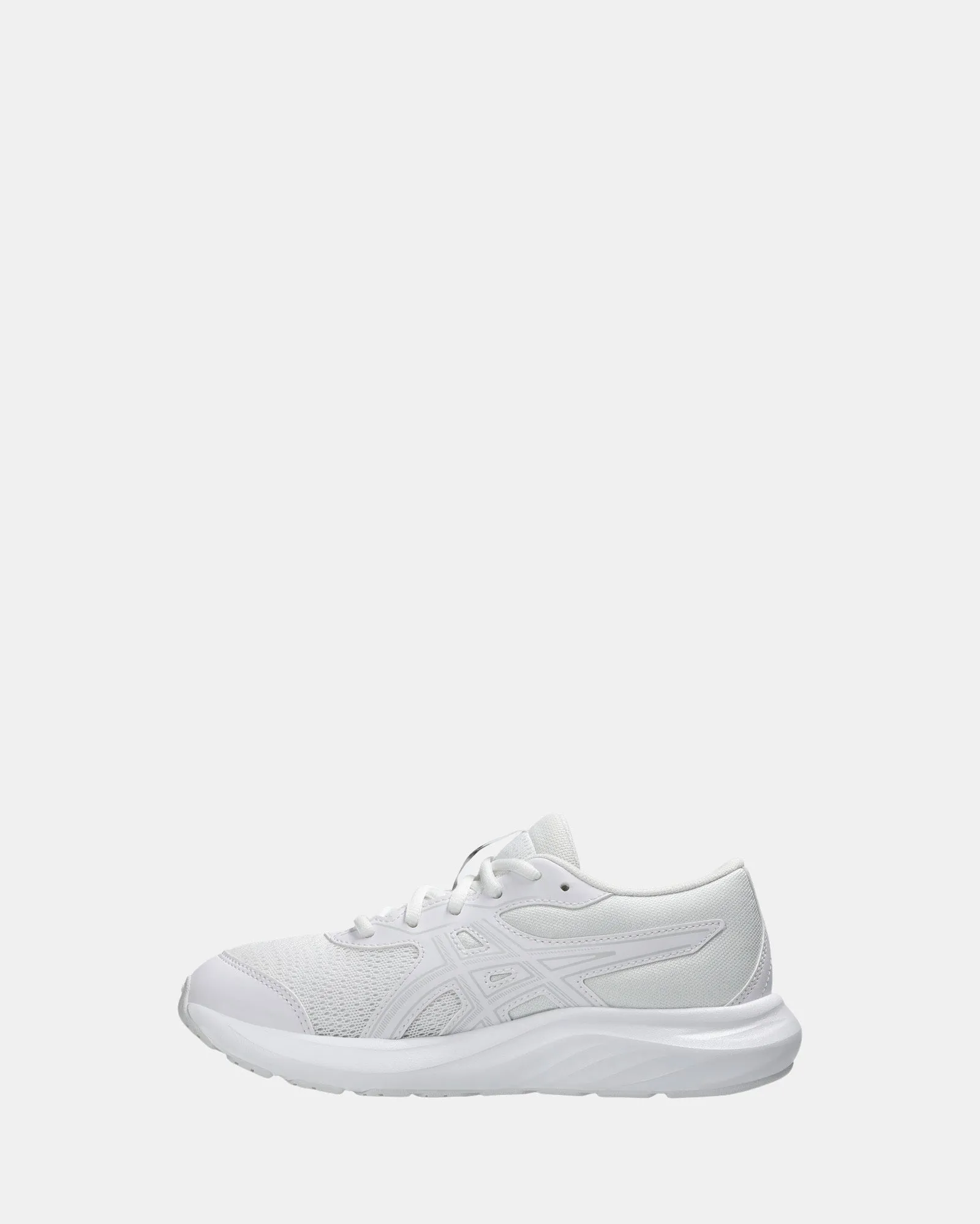 Asics Kinder-Schuhe Contend 9 Grundschule Weiß/Glacier Grau