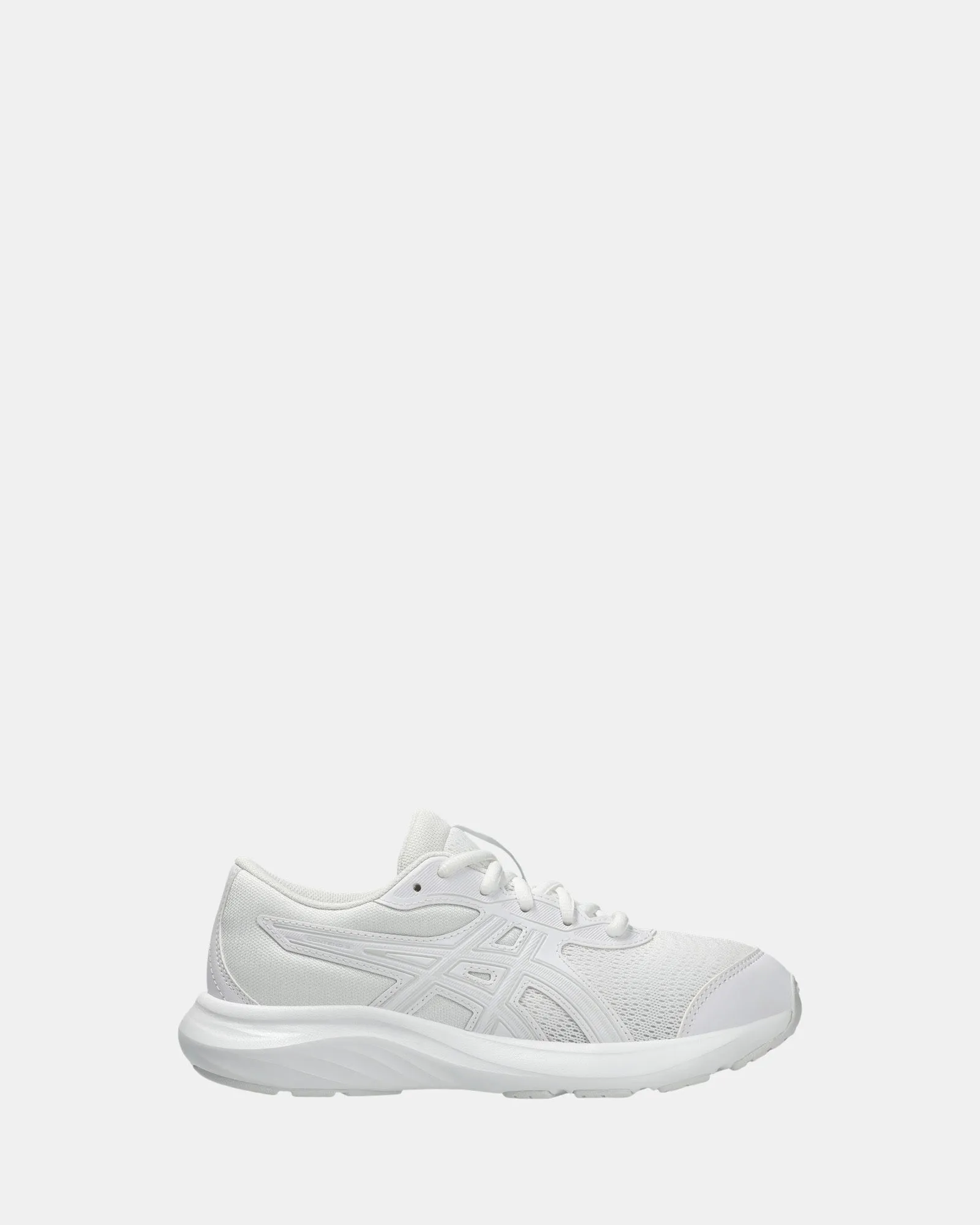 Asics Kinder-Schuhe Contend 9 Grundschule Weiß/Glacier Grau