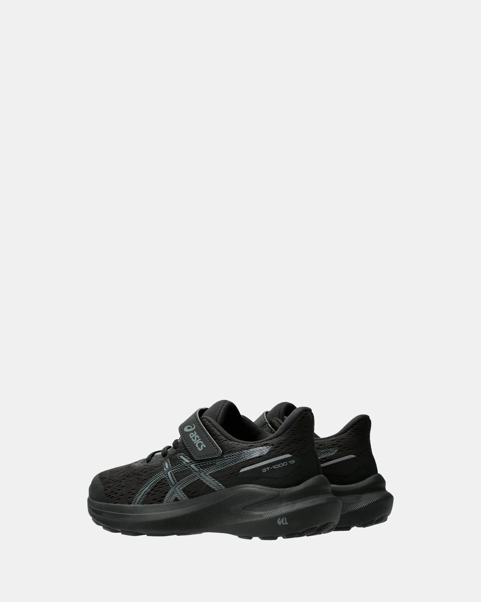 Asics Kinder-Schuhe GT-1000 13 Schwarz Grundschule Schwarz/Stahlgrau