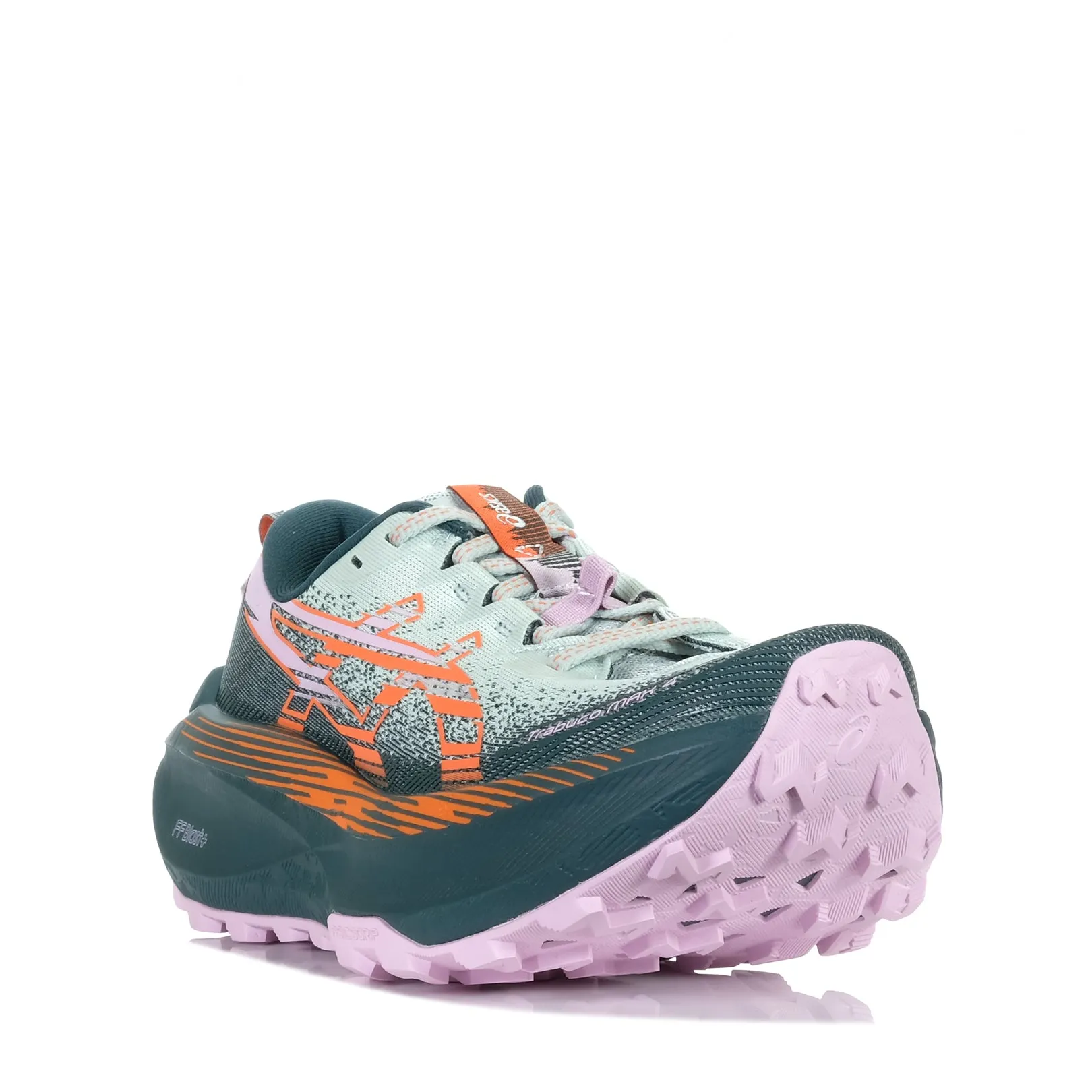 Asics Trabuco Max 4 Damen Cold Moss/Nova Orange Schuhe_Asics