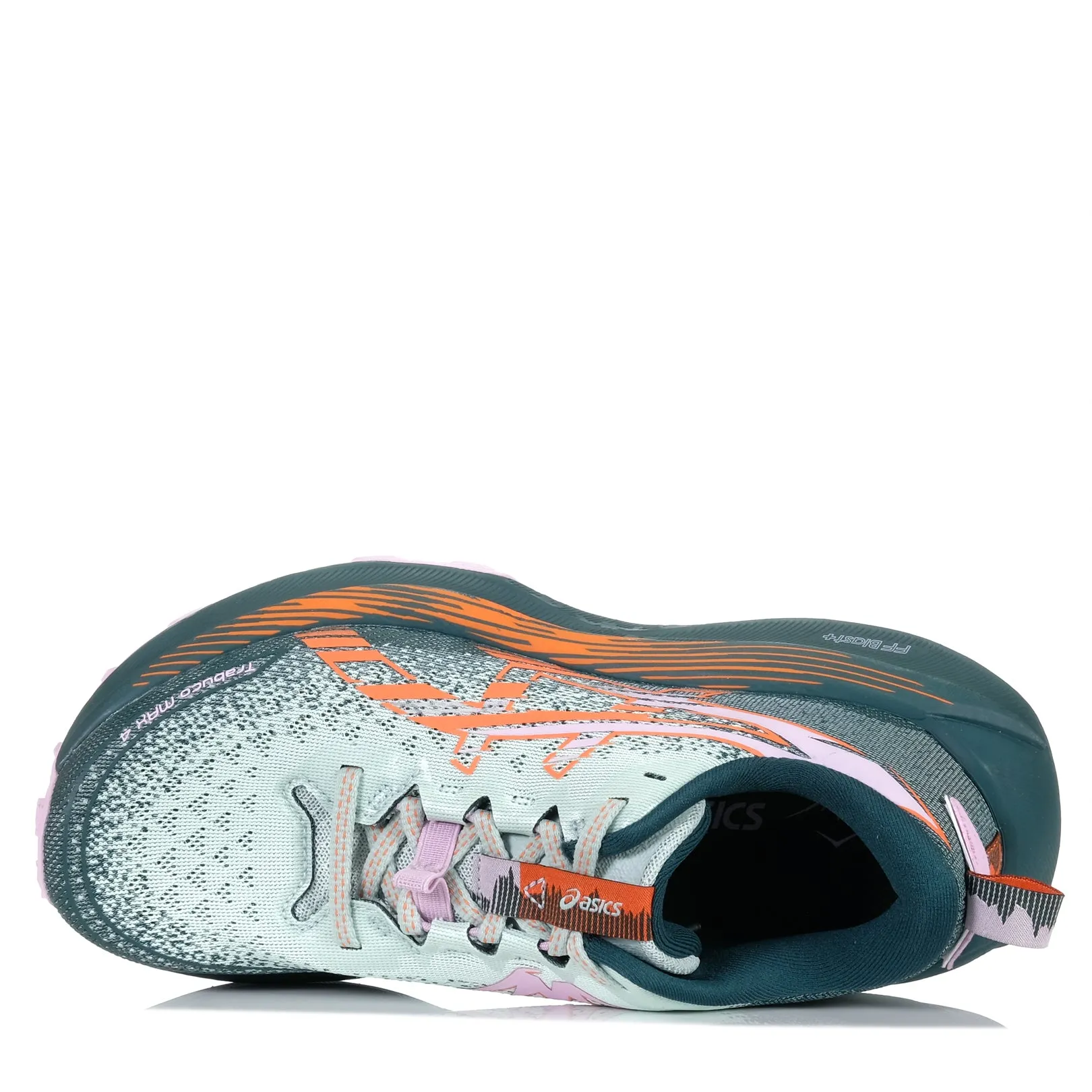 Asics Trabuco Max 4 Damen Cold Moss/Nova Orange Schuhe_Asics