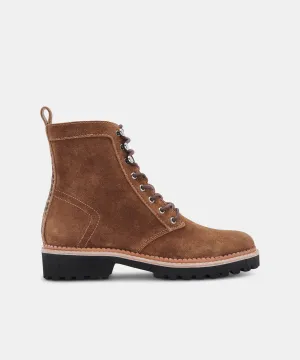 AVENA STIEFEL DK BRAUN WILDLEDER