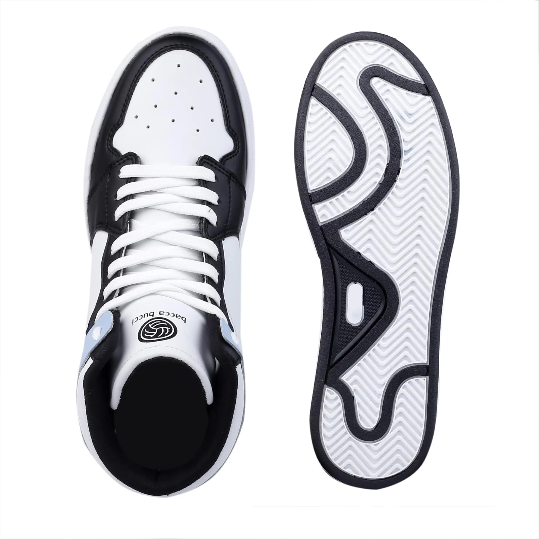 Bacca Bucci Jungen oder Mädchen Streetwear Flache Absätze High-Top Modeturnschuhe (Alter: 8 bis 12 Jahre)